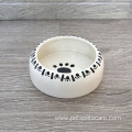 Custom Logo Ceramic Pets Dog Feeding Bowl